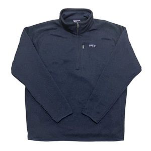 PATAGONIA BETTER SWEATER FLEECE JACKET MEN’S XXL NAVY BLUE 1/2 ZIP PULLOVER